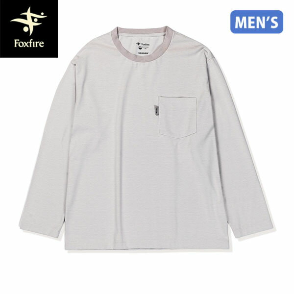 Rakuten - フォックスファイヤー Foxfire メンズ 防虫長袖Tシャツ SCプレーナークルー アイボリー 防虫 スコーロン 釣り FOX5215638003