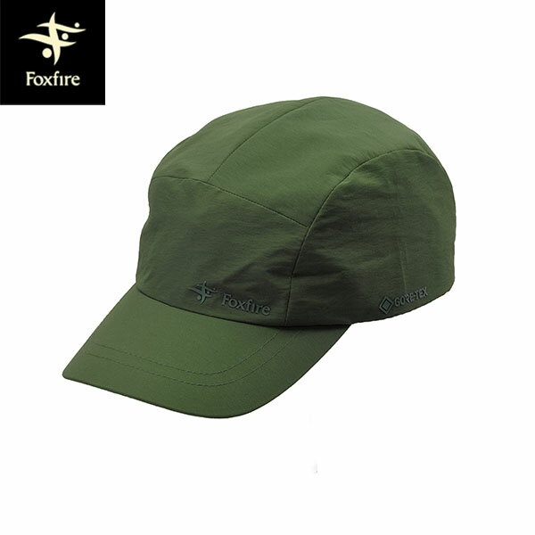 フォックスファイヤー Foxfire 帽子 キャップ ゴアテックス ロクヨンクロスキャップ グリーン 防水 釣り FOX5522649060