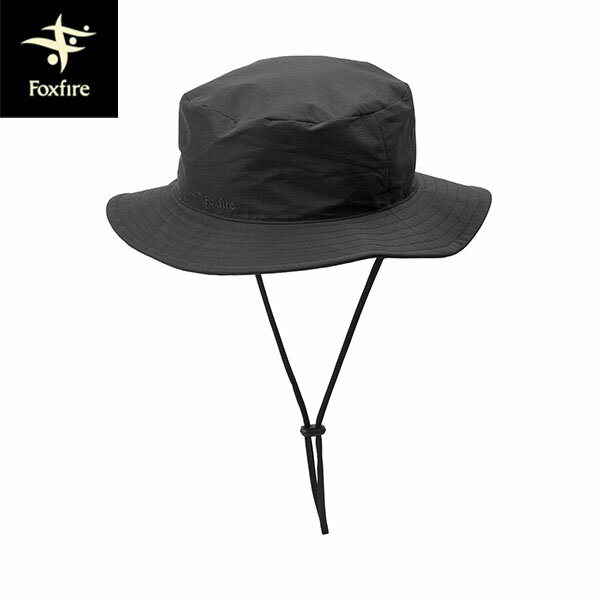 Rakuten - フォックスファイヤー Foxfire 帽子 ハット ゴアテックス ロクヨンクロスハット ブラック 防水 登山 FOX5522650025