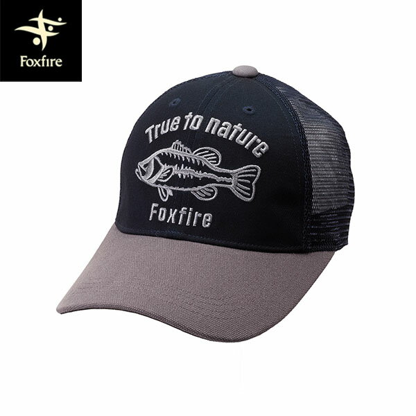 フォックスファイヤー Foxfire 帽子 キャップ True to nature トラッカーキャップ ネイビー 釣り キャップ メッシュ FOX5522653046