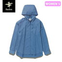 セール フォックスファイヤー ジャケット Foxfire レディース ジャケット SCシャンブレーフーディ SC Chambray Hoody 防虫 吸汗速乾 UVカット スコーロン ブルー T-FOX8213391040