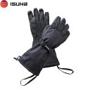 イスカ ISUKA ウェザーテック オーバーグローブ S ブラック 手袋 指先補強 防水 キャンプ アウトドア 238601 ISU238601