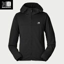 カリマー karrimor メンズ レディース フーディ パーカー middler dry hoodie Black 薄手 速乾 抗菌防臭 KAR1015229...