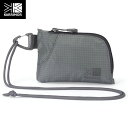 カリマー karrimor ストラップ付きウォレット財布 TC チームパース TC team purse Charcoal アウトドア トレッキング KAR5010721200(4)