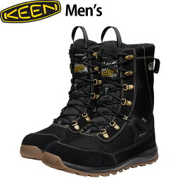 キーン ウィンターシューズ メンズ グリーザー トール ウォータープルーフ 防水 KEEN MEN GLIESER TALL WP BLACK×PLAZATAUPE KEE1027733