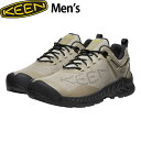 キーン アウトドアシューズ メンズ ネクシス エヴォ ウォータープルーフ 防水 KEEN MEN NXIS EVO WP PLAZATAUPE×CITRONELLE KEE1027790