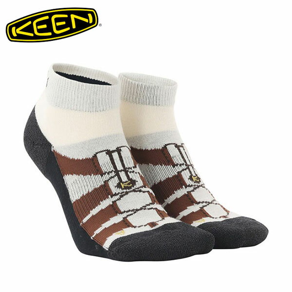 L[ C jZbNX j[|[gCV [Jbg \bNX KEEN UNISEX NEWPORT-ISH LO-CUT SOCKS WHITE~BISON KEE1028262