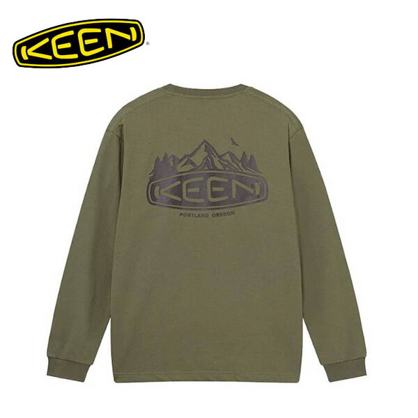 キーン メンズ オーシーアールピー ポケット ビッグ ロング スリーブティー フッド KEEN MEN OC／RP POCKET BIG LS TEE HOOD DUSTYOLIVE×JAVA KEE1028439