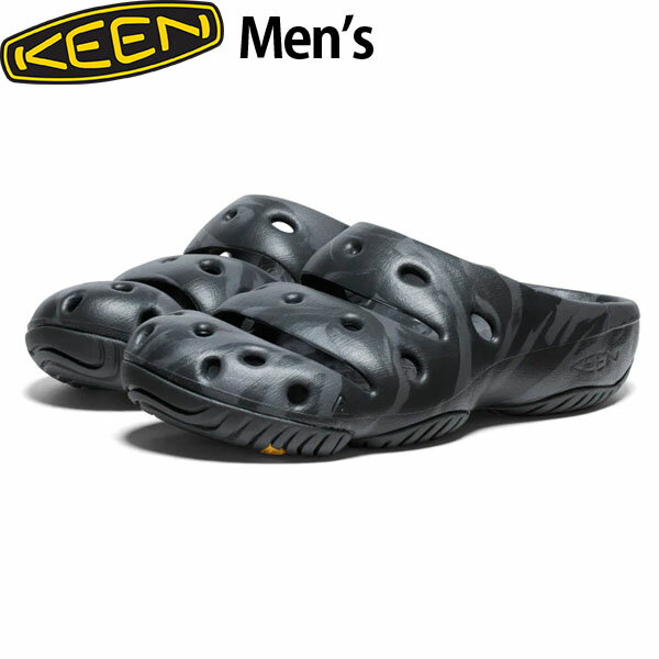 キーン KEEN メンズ 靴 ヨギ クロッグシューズ クロッグサンダル YOGUI Men Black Marble 軽量 KEE1028525