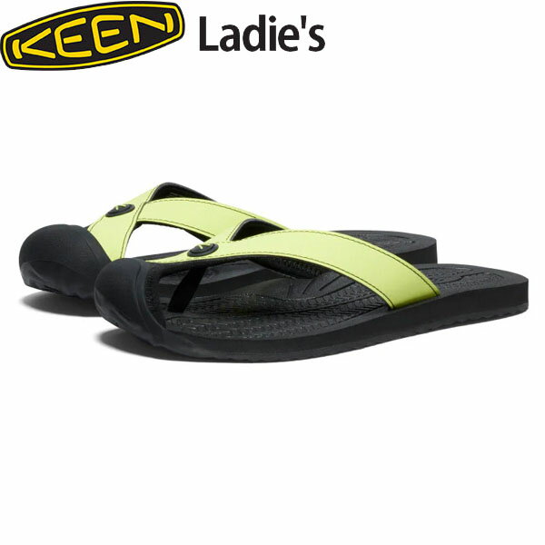 キーン KEEN レディース 靴 バルベイドス ティージー サンダル BARBADOS TG Women Daiquiri Green/Black 速乾 KEE1029162