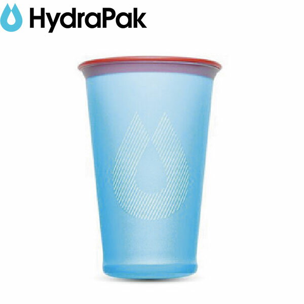 ハイドラパック Hydrapak スピードカップ (2P) マリブブルー/レッド レースカップ エコカップ 水分補給 トレイルランニング 登山 アウトドア HYDA713HP