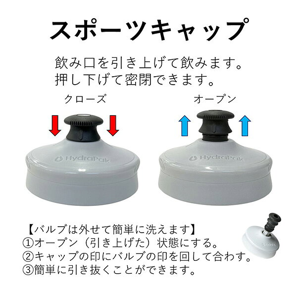 Hydrapak PSB24F12 ハイドラパック ポーラースポーツパルス 700ml ホワイト HYDPSB...