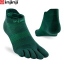 インジンジ injinji ラン ライトウェイト ノーショウ ジェイド 281110 五本指ソックス 靴下 薄手 アウトドア ランニング INJ281110JDE
