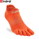 インジンジ injinji ウイメンズ ラン ライトウェイト ノーショウ グレープフルーツ 281111 レディース 五本指ソックス 靴下 薄手 ランニング INJ281111GFT