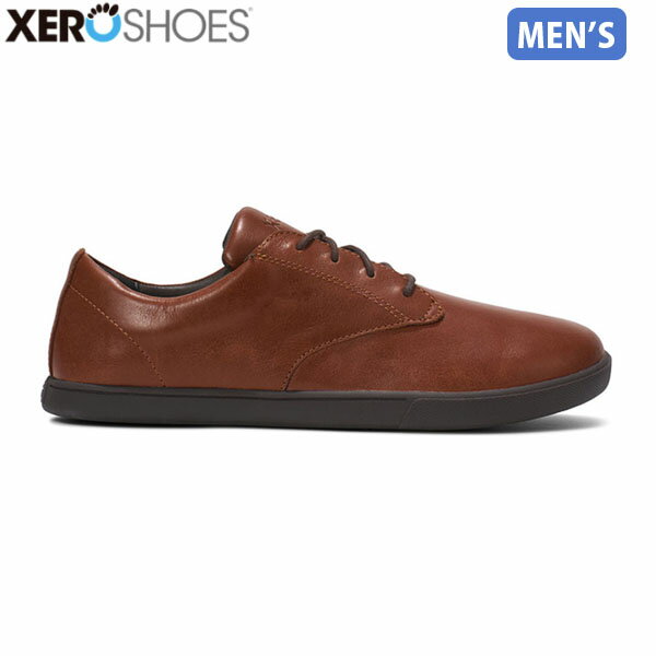 ゼロシューズ XEROSHOES メンズ スニーカー グレンドレス Brown ブラウン スムースレザー タウンユース カジュアル XERGLDMBRWN