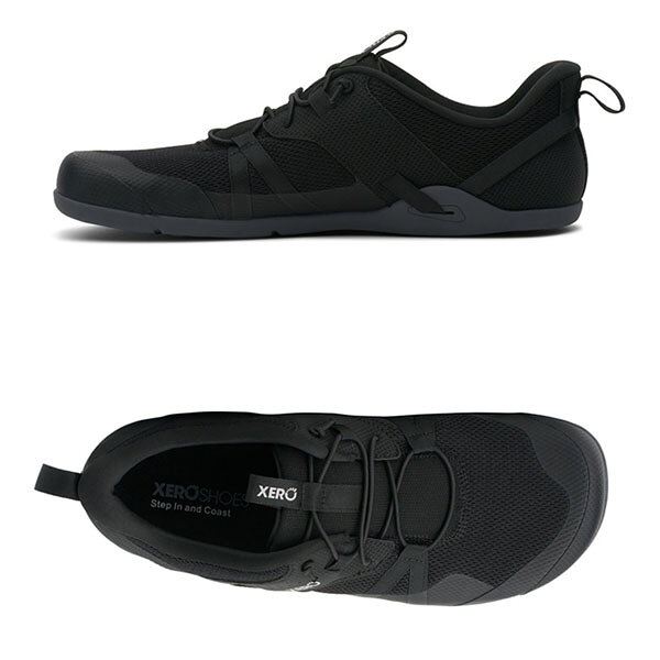 ゼロシューズ XEROSHOES メンズ スニーカー プリオコースト Black ブラック ハンズ...