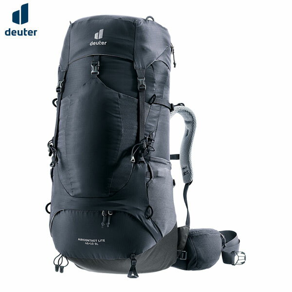樂天商城 - ドイター deuter リュック バックパック エアコンタクトライト40＋10 ブラック×グラファイト 登山 トレッキング DEU33401237403