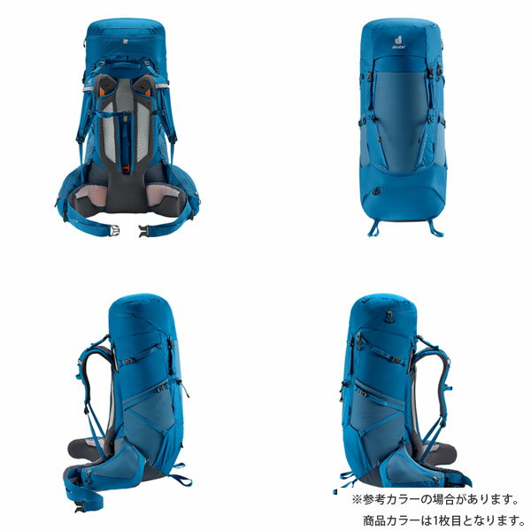 deuter ドイター エアコンタクト コア 60+10 グラファイトxシェール バックパック リュック 縦走 冬山 大型 登山 60L 70L D3350522-4409 DEU33505224409 3