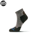 FITS フィッツ ライトハイカークォーター ブラウン 中厚 靴下 ソックス アウトドア ハイキング トレイルランニング F1003 F1003200(4)