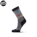 FITS フィッツ ライトハイカークルー RFコール 中厚 靴下 ソックス ウール アウトドア トレッキング F1061 F1061020