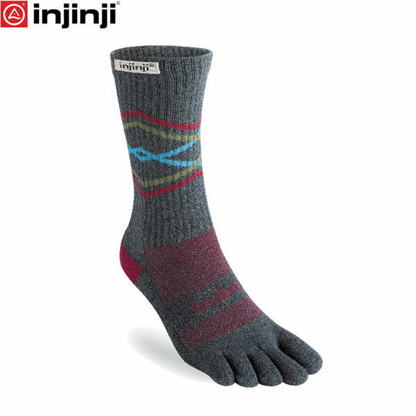 injinji インジンジ トレイル ミッドウェイト クルー ピーク 五本指ソックス 靴下 アウトド