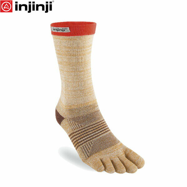 injinji インジンジ ウイメンズ トレイル ミッドウェイト クルー スパー 五本指ソックス 靴