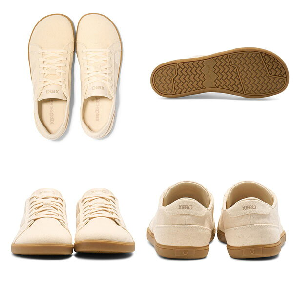 ゼロシューズ XEROSHOES レディース スニーカー W's ディロン キャンバス ナチュラル/ガム コットンキャンバス ベアフット 普段履き XERDLCWNTGM - 3
