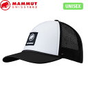 マムート MAMMUT メンズ レディース 帽子 キャップ Crag Cap Logo white-black メッシュ素材 アウトドア MAM11910134...