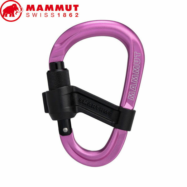 マムート MAMMUT カラビナ Smart HMS 2.0 Screwgate Carabiner Screw Gate, pink クライミング 登山 アウトドア MAM20400255015274