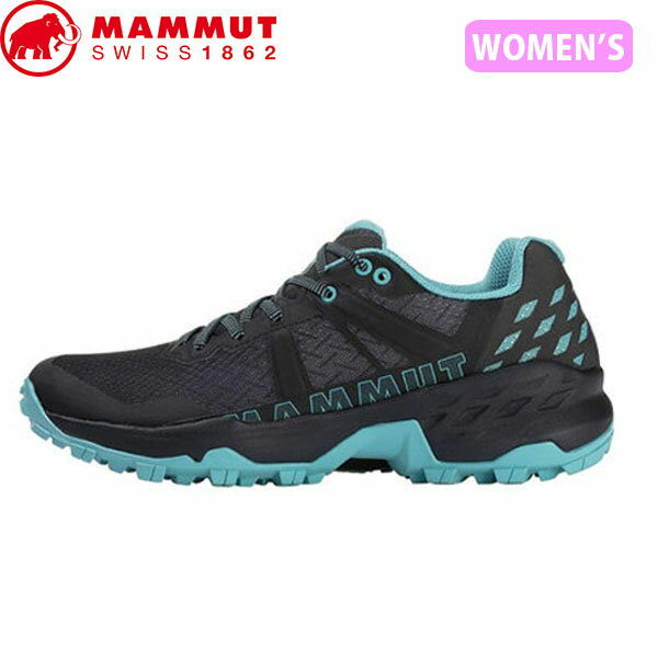 マムート MAMMUT レディース ハイキングシューズ ゴアテックス Sertig II Low GTX Women black-dark frosty 防水透湿 トレッキング MAM30300429000575