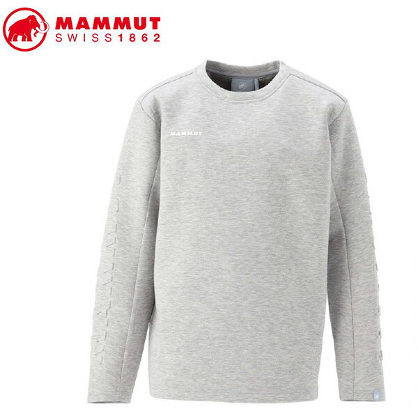 MAMMUT 1014-04970 Dyno 2.0 ML Crew Neck AF platinum melange Apparel マムート ユニセックス スウエ..