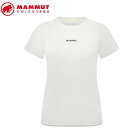 MAMMUT 1017-02022 QD Logo Print T-Shirt AF Women white PRT1 Apparel マムート レディース Tシャツ ホワイト MAM10170202200471(4)
