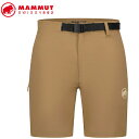 MAMMUT 1023-00483 Trekkers 3.0 Shorts AF Women dark sand Apparel マムート レディース アウトド...