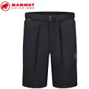 MAMMUT 1023-00910 Hiking Cargo Shorts AF Women black Apparel マムート レディース アウトドアショー...
