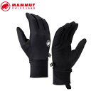 MAMMUT 1190-00381 Astro Glove black Apparel Accessories マムート ユニセックス 手袋 ブラック MAM1190003810001