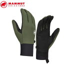 MAMMUT 1190-00381 Astro Glove dark marsh-black Apparel Accessories マムート ユニセックス 手袋 カーキグリーン MAM11900038140294