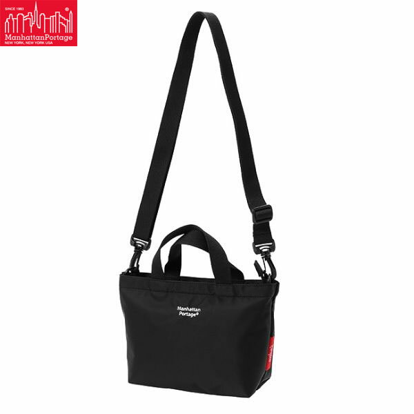 Rakuten - マンハッタンポーテージ Manhattan Portage ショルダーバッグ トートバッグ ユニセックス Micro Portage Tote Bag Matte Twill MP1381MTWL Black MP1381MTWLBLK
