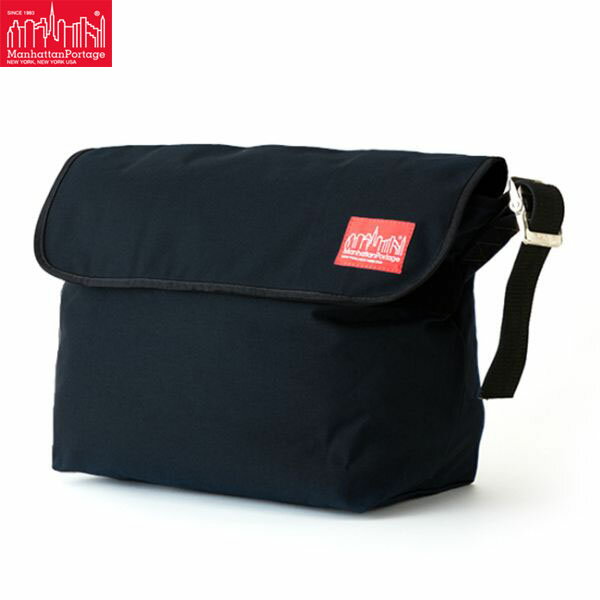 Rakuten - マンハッタンポーテージ Manhattan Portage ショルダーバッグ メッセンジャーバッグ ユニセックス Vintage Messenger Bag MP1607V Black MP1607VBLK