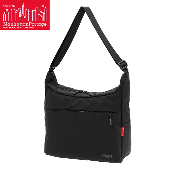 Rakuten - マンハッタンポーテージ ショルダーバッグ Manhattan Portage Bed-Stuy Shoulder Bag (LG) Nylon Tussah Quill Black 通学 MP6041LGTSBLK