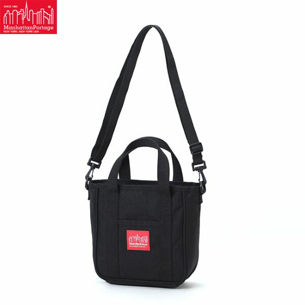 マンハッタンポーテージ Manhattan Portage ショルダーバッグ ハンドバッグ 2WAY ユニセックス メンズ レディース Mini Gowanus Tote BagMP7314 Black MP7314BLK