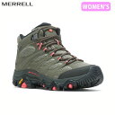 メレル MERRELL モアブ 3 シンセティック ミッド ゴアテックス オリーブ レディース ハイキングシューズ アウトドア 透湿防水 J500182 MERJ500182