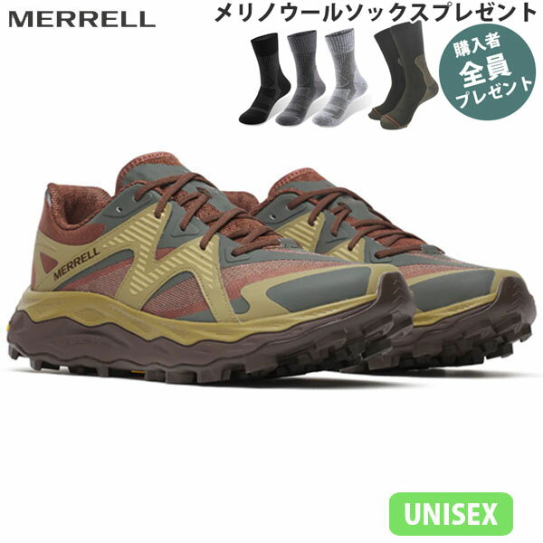 メレル MERRELL【ソックスプレゼント】 メンズ レディース トレイルランニングシューズ アジリティーピーク 6 UMBER/BELUGA アンバー/ベルーガ 軽量 アウトドア PRMERJ00005627