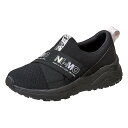ムーンスター ニーモ Ni-mo スニーカー キッズ ジュニア 子供靴 NM J121 SLIP-ON ブラック 2E MOONSTAR 抗菌防臭 通学 小学生 女の子 MOO12299096