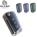 スマートキーケース フォルクスワーゲン ゴルフ7 Golf7 ポロ ゴルフ パサート Volkswagen VW 透明 キーカバー カーアンドベル KAN001...