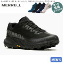 メレル MERRELL【ソックスプレゼント】 メンズ トレイルランニングシューズ アジリティーピーク5 ゴアテックス ブラック/ブラック 防水透湿 厚底 ビブラムソール トレラン PRMERJ067745