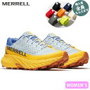 メレル MERRELL【ソックスプレゼント】 レディース トレイルランニングシューズ アジリティーピーク5 AGILITY PEAK 5 ICE BLUE 厚底 ビブラムソール トレラン PRMERJ068386