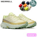 メレル MERRELL【ソックスプレゼント】 レディース トレイルランニングシューズ アジリティーピーク5 AGILITY PEAK 5 BEACH/CITRINE 厚底 ビブラムソール トレラン PRMERJ068562