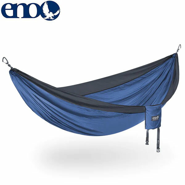 イーノ ENO ハンモック 1人用 2人用 DoubleNest Hammock Denim/Charcoal DN005 キャンプ ピクニック アウトドア ENO0811201019605