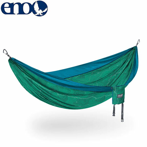 Giving Back Hammock -New-Giving Back Hammockがリニューアルしました！・bluesignR認証のファブリック素材を採用（無地のみ）・5%長くなったボディ・新しく改良されたカラビナとパーツ類・スタッフサック内側に新たなポケットを追加・新たなカラーバリエーションENOは非営利団体と提携し、トレイルの保護や責任あるアウトドアアクティビティ、そして先住民族のサポートや文化教育に至るまで、彼らの取り組みを財政支援しています。このGiving Back Hammockはハンモックが販売されるごとに、それぞれの組織に収益の一部が寄付されます。広々としたサイズは非常に快適で、2人で腰かけるのはもちろんですが、1人でのご使用にもオススメです。※キャンプ場やフィールドでご使用いただく場合、別途サスペンションが必要です。※Giving Back Hammockと組み合わせてご使用いただくには Atlas Suspension System が最適です。耐荷重：約180kg (2人まで)寸法：約2.9m × 1.92m (収納時：10.2cm × 14cm)重さ：約538g素材 ：FreeWaveR 70D Nylon Taffeta, Anodized 7075 Aluminum付属品および備考：専用カラビナ付（登はん用ではありません） enoとは 1990年夏、ピーターとポールのピンホルスター兄弟がフロリダで発足したブランド。兄弟は世界で一番快適なハンモックを作り、それを売ることに情熱を注ぎ、やがてビジネスへと成長。彼らは自分達と似たような波長の人たちに向けた快適なハンモックやアクセサリーを開発・供給してしています。 ※メーカーやモデル等によりサイズ感は異なります。サイズは目安としてお考えください。 ※写真の色と実際の商品の色は多少異なる場合がございます。 ※商品画像はメーカー提供のサンプル画像です。 製品仕様・デザインは改良のため予告なく変更される場合がありますのでご了承ください。 正規品 未使用新品 当店のブランド商品は全て本物です。安心してショッピングをお楽しみください。