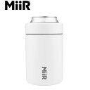 ミアー MiiR 缶ホルダー ビール ステンレス ダブルウォール Can Chiller White 12oz/354ml 402261 MII08115340...